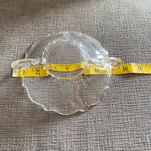 Vintage Heisey Plantation Pineapple Crimped Double Handled Candy Trinket Bowl - Picture 7 of 8